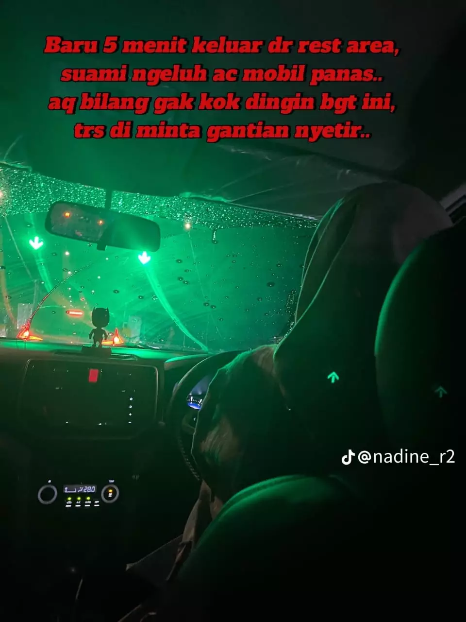 Pentingnya istri bisa nyetir mobil TikTok/@nadine_r2