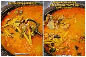 Bukan diberi cabai, ini cara bikin warna kuah gulai lebih merah merona cuma pakai 1 jenis rempah