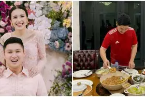 Hobi masak punya kitchen set mewah lengkap, 9 potret dapur Rizki Natakusumah calon suami Beby Tsabina