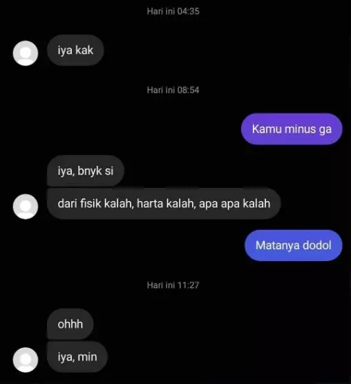 Chat lucu belum apa-apa udah insecure Berbagai sumber