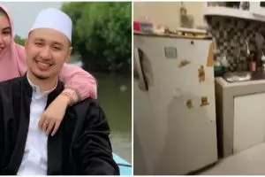 Dulu perabotannya usang, 9 potret dapur di rumah orang tua Habib Usman usai renovasi ini kian estetik