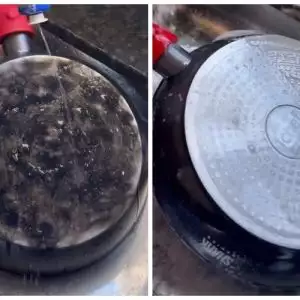 Tanpa sitrun, ini cara mudah bersihkan kerak gosong di pantat teflon cuma tambah 3 bahan dapur