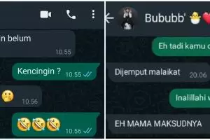 11 Chat lucu salah ketik suami istri ini bikin ketawa gemes, ada-ada aja kelakuannya