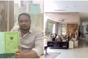 Baru lunasi cicilan KPR di usia 45 tahun, 9 potret dapur Meisya Siregar minimalis ada kitchen counter