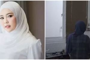 Punya rumah usai merantau jadi pedangdut, 7 potret dapur Selfi Yamma ini simpel tanpa perabotan mewah