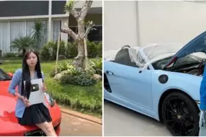 Rumah seluas 1000 meter persegi, 9 potret dapur bos skincare Valencia Nathania tanpa perabotan