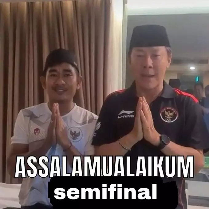 Potret kocak meme kemenangan Timnas © Instagram Potret kocak meme kemenangan Timnas © Instagram