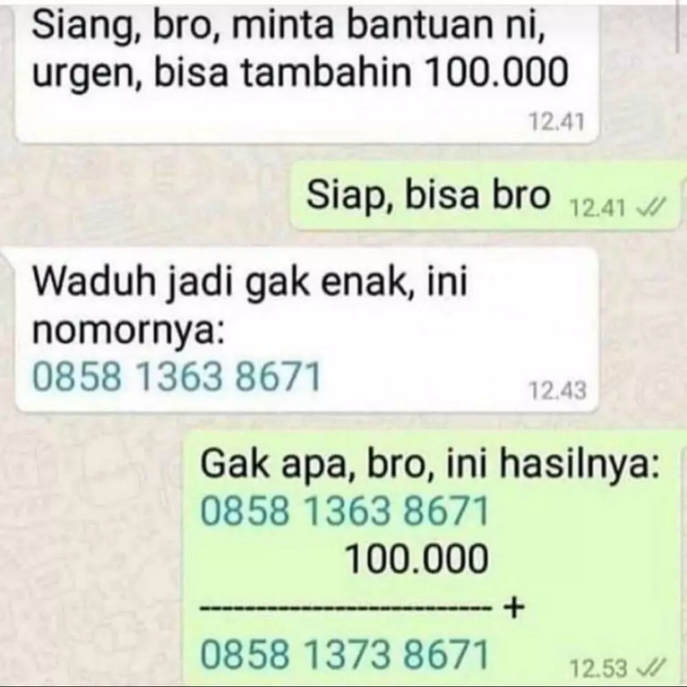 minta bantuan ini responnya bikin geleng © Instagram