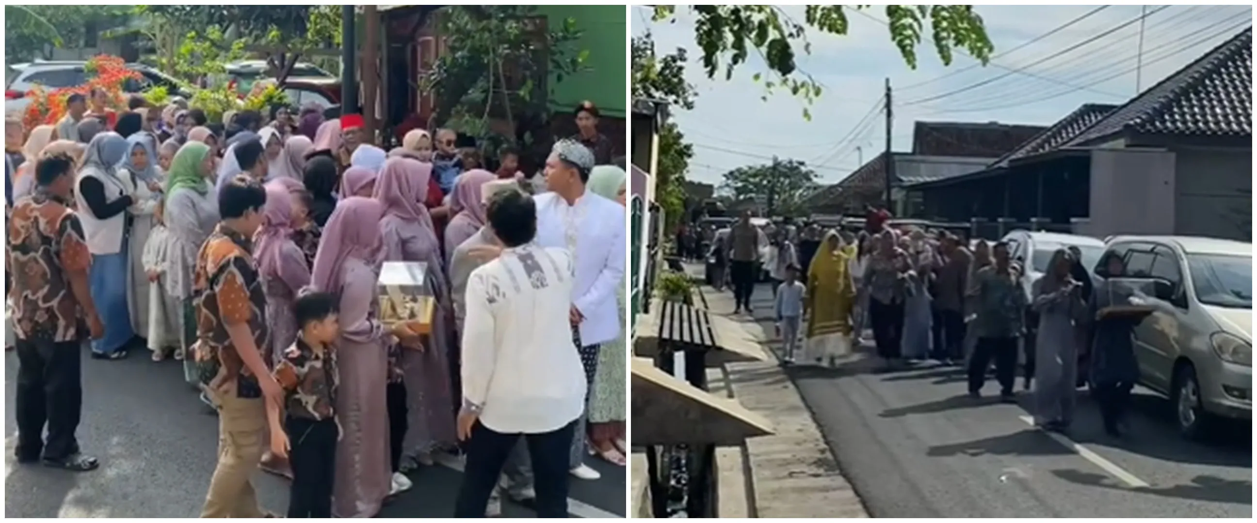 Diangkut pakai 2 mobil pick-up, potret seserahan kayak mau pindahan rumah ini komplet abis