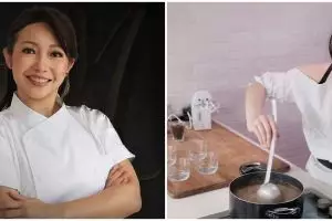 Chef profesional tapi dapurnya simple banget ala rumahan, intip 9 potret area masak Chef Marinka