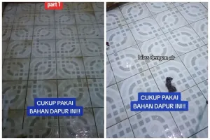 Tak perlu digosok sitrun, ini cara membersihkan kerak di lantai kamar mandi andalkan 1 bahan dapur