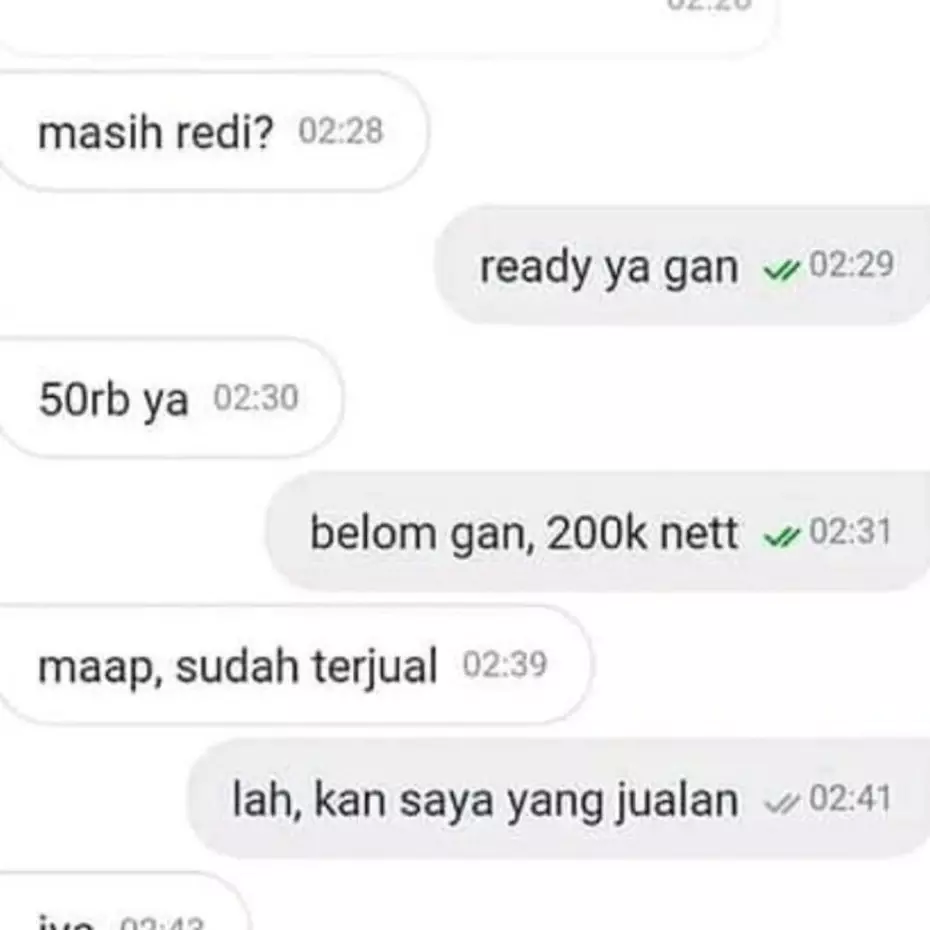 11 Chat lucu penjual menghadapi pelanggan ini bikin bolak-balik ngelus dada, ngeselin pol