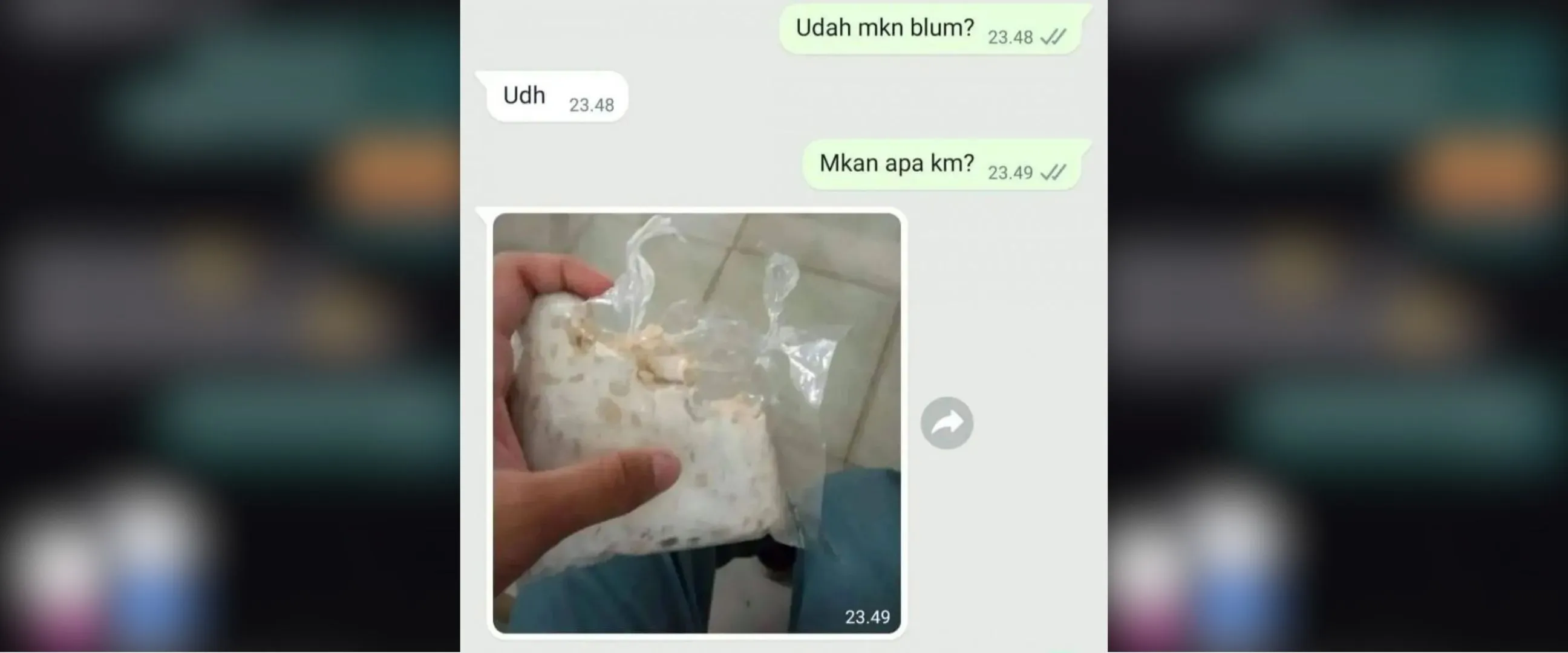 11 Chat lucu pertanyaan template 'udah makan belum' ini jawabannya di luar nurul, bikin geleng kepala