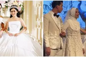 Gegara pakai gaun wah saat kondangan, penampilan 7 seleb ini tuai kritik dianggap saingi pengantin