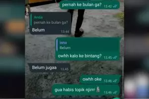 11 Chat lucu betapa sulitnya mencari topik ini bikin tak bisa berkata-kata, usahanya jempolan