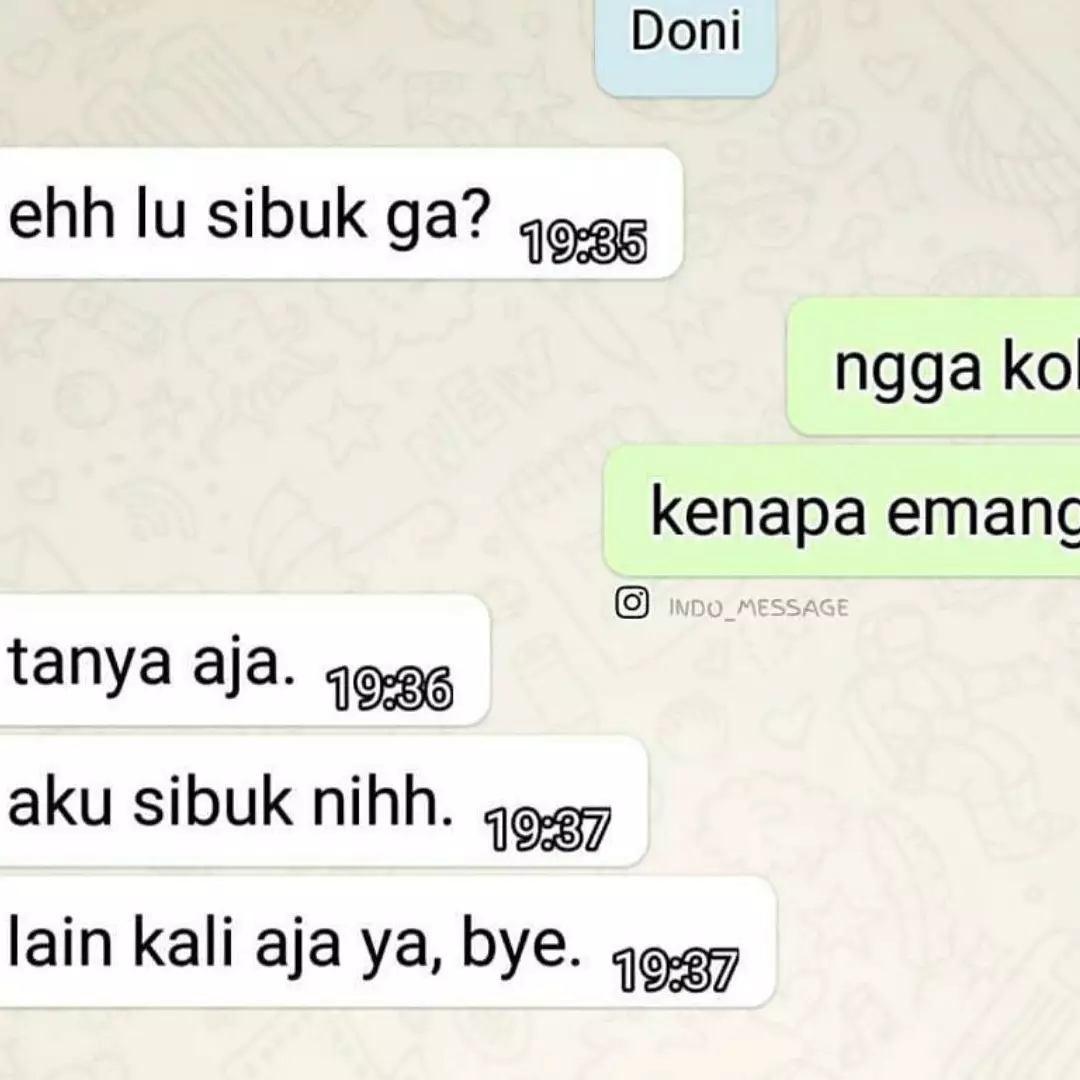 11 Chat lucu orang super nggak jelas ini jadi bikin bertanya-tanya maunya apa, absurd banget