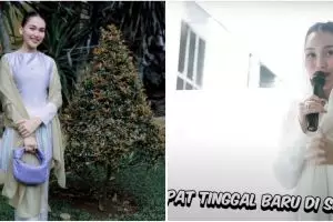 9 Momen Ayu Ting Ting gelar syukuran rumah baru, sang biduan berbagi uang ke keluarga besar