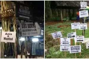 11 Potret kocak papan petunjuk lokasi pernikahan ini nyeleneh pol, bikin tamu auto mikir keras