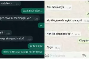 11 Chat lucu random ini dapat balasan tidak terduga, bikin kaget dan auto geleng kepala