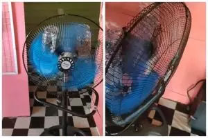 Modal Rp0, begini cara mengubah kipas angin jadi sedingin AC cuma pakai 1 sampah dapur