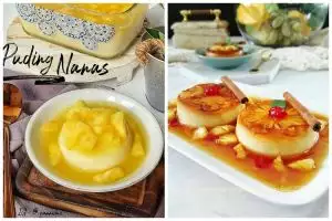 11 Resep puding nanas paling nikmat, lembut, legit, dan mudah dibuat