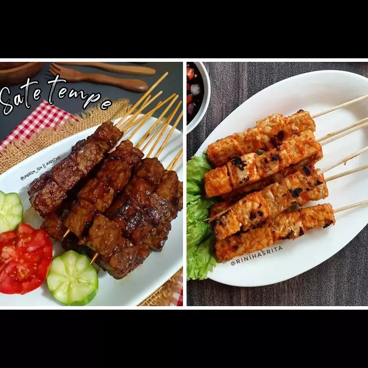 13 Resep sate tempe berbagai bumbu, lezat, ekonomis, dan gampang dibuat