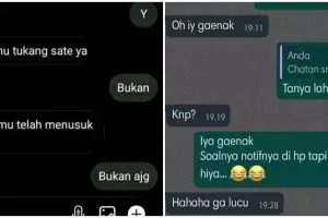11 Chat lucu maksa ngegombal ini bikin ngedumel dalam hati, auto badmood seharian