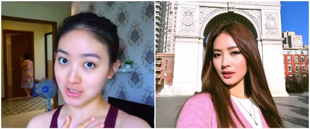 natasha wilona pakai dan tanpa makeup © berbagai sumber