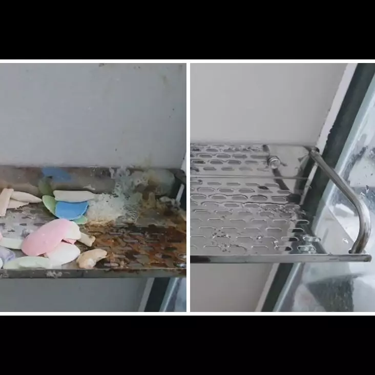 Bukan digosok sitrun, ini cara mudah hilangkan karat di rak sabun kamar mandi pakai 2 bahan dapur