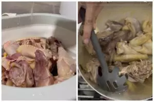 Tanpa dibaluri cuka, ini trik hilangkan bau amis pada ayam kampung cuma pakai 2 bahan dapur