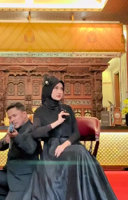 Potret prewedding Mamat Al-Katiri TikTok/@delapanjam_