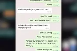 11 Chat lucu typo ke guru ini bacanya ikutan ketar-ketir, nilainya auto terancam