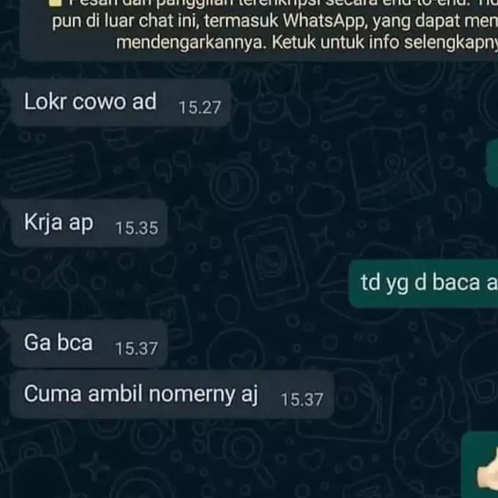 11 Chat lucu orang nyari kerja tapi nggak niat ini menguras kesabaran HRD, untung tidak baku hantam