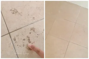 Tanpa dipel pakai sabun, ini cara bersihkan bekas lem di lantai keramik cuma pakai 1 bahan dapur