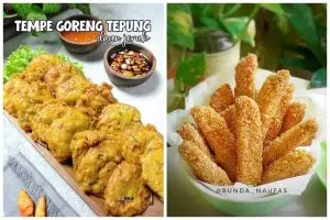 13 Resep tempe goreng tepung untuk jualan, gurih, renyah, ekonomis, dan gampang dibuat
