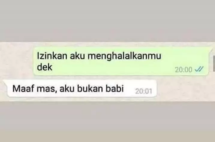 Chat lucu punya niat melamar responsnya nyelekit Berbagai sumber