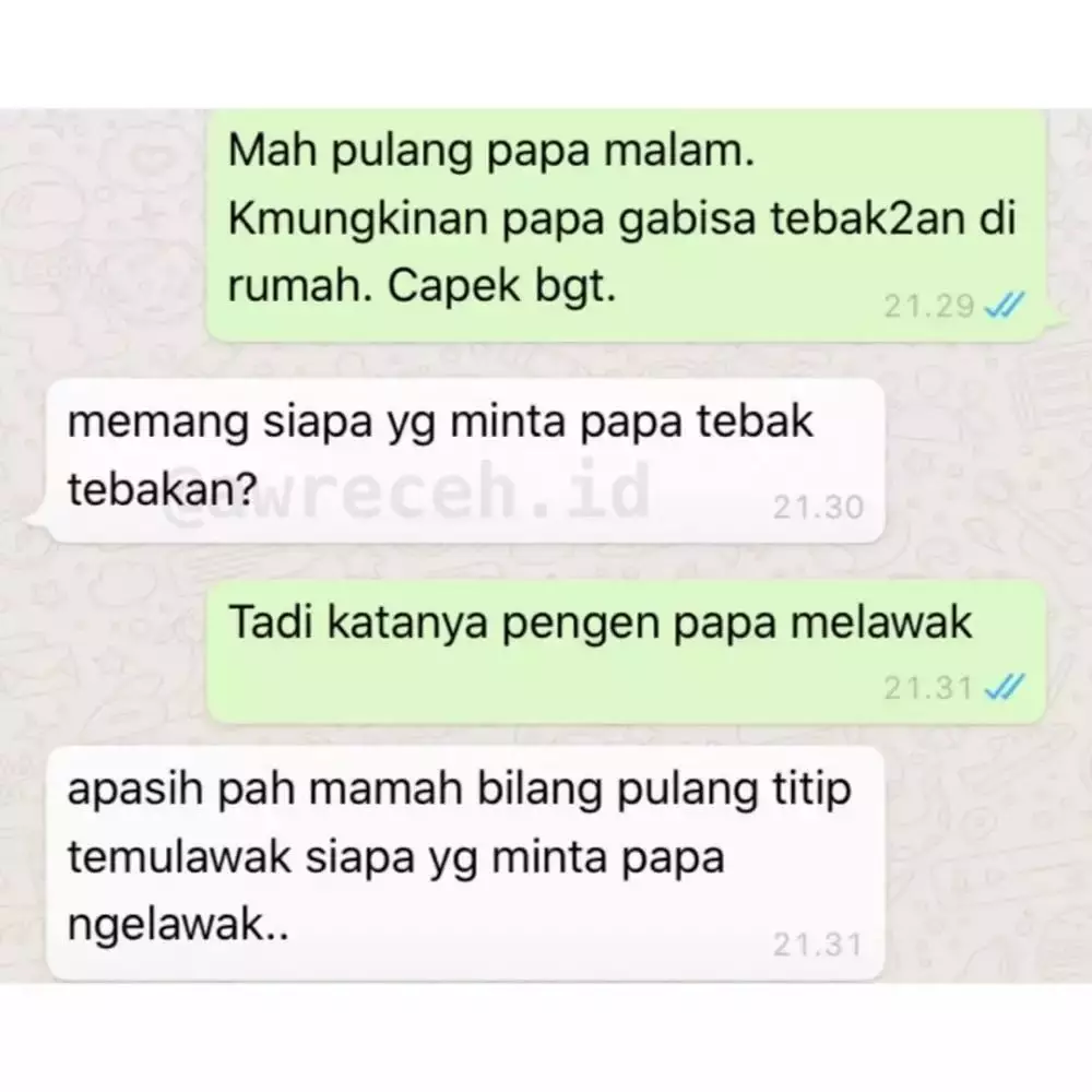 suami istri kurang fokus © X