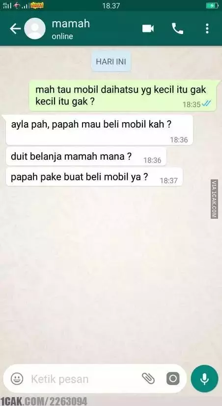 suami istri kurang fokus © X