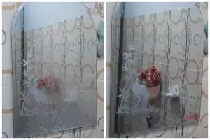 Bersih kinclong dalam 8 menit, ini trik hilangkan noda jamur penyebab cermin buram modal 2 bahan dapur