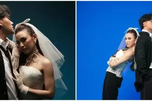 Foto sampul album dikira prewedding, ternyata ini 9 pemotretan Rizky Febian dan Mahalini jelang nikah