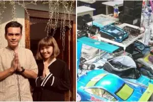 Nyambung ke kolam renang, 11 potret dapur Teddy Syach bernuansa vintage dan homey