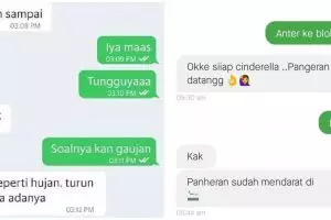 11 Chat lucu driver ojol penuh rayuan ini bikin salting brutal, auto baper seharian