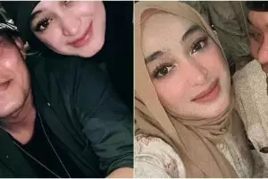 Dapat lampu hijau, intip 9 potret Santyka Fauziah kekasih Sule di pengajian jelang nikah Rizky Febian