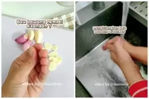 Tak perlu dicuci berkali-kali, ini trik hilangkan bau bawang di tangan cukup pakai 2 bahan dapur