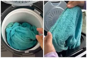 Tanpa sabun cuci piring, ini cara mencuci handuk kusam jadi bersih dan lembut ditambah 2 bahan dapur