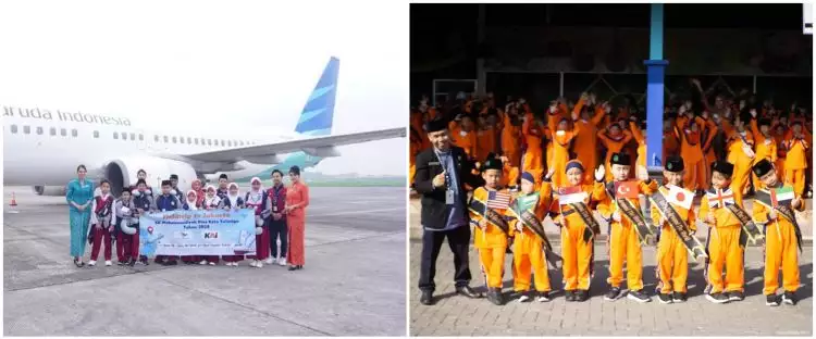 Bukan pertama kali siswa 5 SD sewa pesawat Garuda Indonesia buat study tour, begini rute perjalanannya
