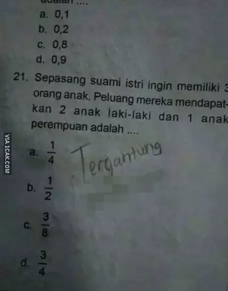 Jawaban kocak anak IPA saat ujian Berbagai sumber Jawaban kocak anak IPA saat ujian Berbagai sumber