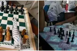 11 Potret kocak kelakuan orang pas main catur ini sungguh mindblowing, bikin salah fokus
