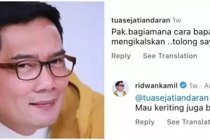 11 Jokes bapak-bapak ala Ridwan Kamil ini bikin warganet kicep, auto pasang mode ketawa karier