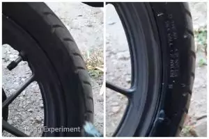 Tanpa dicuci dulu, ini trik bersihkan ban motor buluk jadi hitam bak disemir pakai 3 bahan dapur